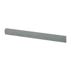 Value Collection - Half Round, Aluminum Oxide, Toolroom Finishing Stick - 4" Long x 3/8" Wide, Medium Grade - All Tool & Supply