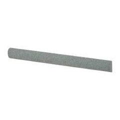 Value Collection - Half Round, Aluminum Oxide, Toolroom Finishing Stick - 4" Long x 3/8" Wide, Medium Grade - All Tool & Supply