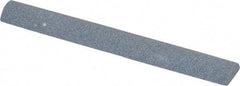 Value Collection - Half Round, Aluminum Oxide, Toolroom Finishing Stick - 4" Long x 1/2" Wide, Coarse Grade - All Tool & Supply