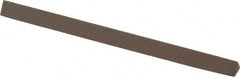 Value Collection - Three Square, Aluminum Oxide, Toolroom Finishing Stick - 4" Long x 1/4" Wide, Fine Grade - All Tool & Supply