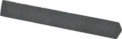 Value Collection - Three Square, Aluminum Oxide, Toolroom Finishing Stick - 4" Long x 1/2" Wide, Medium Grade - All Tool & Supply