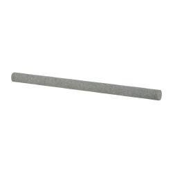 Value Collection - Round, Aluminum Oxide, Toolroom Finishing Stick - 4" Long x 1/4" Wide, Medium Grade - All Tool & Supply