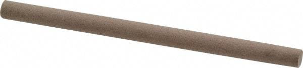 Value Collection - Round, Aluminum Oxide, Toolroom Finishing Stick - 4" Long x 1/4" Wide, Fine Grade - All Tool & Supply