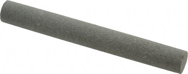 Value Collection - Round, Aluminum Oxide, Toolroom Finishing Stick - 4" Long x 1/2" Wide, Medium Grade - All Tool & Supply