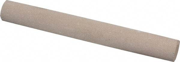 Value Collection - Round, Aluminum Oxide, Toolroom Finishing Stick - 4" Long x 1/2" Wide, Fine Grade - All Tool & Supply