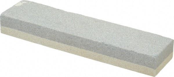 Value Collection - 8" Long x 2" Wide x 1" Thick, Aluminum Oxide Sharpening Stone - Rectangle, 120/240 Grit, Fine, Very Fine Grade - All Tool & Supply