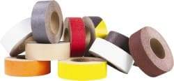 NMC - Gray Solid Color Anti-Slip Vinyl Tape - 6" Wide x 60' Long x 0.02" Thick, General Traffic - All Tool & Supply