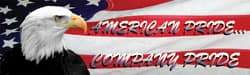 NMC - American Pride - Company Pride, 120 Inch Long x 36 Inch High, Safety Banner with Graphic - Graphic Shows Leaf, Polyethylene, English, Printed on 1 Side - All Tool & Supply