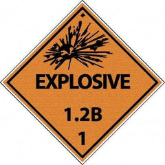 NMC - Explosive 1.2B Shipping Label - 4" High x 4" Wide - All Tool & Supply