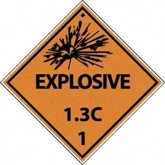 NMC - Explosives 1.3L Shipping Label - 4" High x 4" Wide - All Tool & Supply