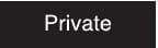 NMC - Private, 10" Wide x 3" High, Plastic Sign - English, White on Black, Wall Mount - All Tool & Supply