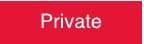 NMC - Private, 10" Wide x 3" High, Plastic Sign - English, White on Red, Wall Mount - All Tool & Supply