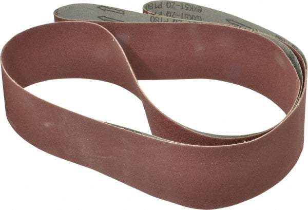 Tru-Maxx - 3" Wide x 132" OAL, 180 Grit, Aluminum Oxide Abrasive Belt - Aluminum Oxide, Very Fine, Coated - All Tool & Supply