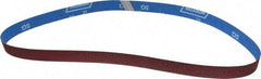 Norton - 1" Wide x 42" OAL, 80 Grit, Ceramic Abrasive Belt - Ceramic, Medium, Coated, Y Weighted Cloth Backing - All Tool & Supply