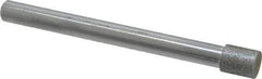 Strauss - 0.315" Head Diam x 3/8" Head Thickness Diamond (Abrasive) Grinding Pin - 1/4" Shank Diam x 3" Shank Length, Very Fine Grade, 170 Grit - All Tool & Supply