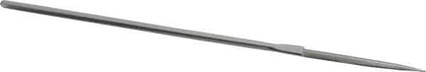 Strauss - 5-1/2" OAL Fine Barrette Needle Diamond File - 5/32" Wide x 1/16" Thick, 1-5/8 LOC, 91 Grit - All Tool & Supply