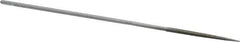 Strauss - 5-1/2" OAL Medium Square Needle Diamond File - 5/64" Wide x 5/64" Thick, 1-5/8 LOC, 126 Grit - All Tool & Supply