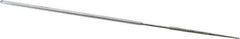 Strauss - 5-1/2" OAL Coarse Round Needle Diamond File - 1/16" Wide x 1/16" Thick, 1-5/8 LOC, 181 Grit - All Tool & Supply