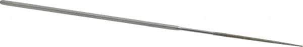 Strauss - 5-1/2" OAL Medium Round Needle Diamond File - 1/16" Wide x 1/16" Thick, 1-5/8 LOC, 126 Grit - All Tool & Supply