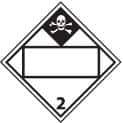 NMC - 10-3/4" Wide x 10-3/4" High, Pressure-Sensitive Vinyl Placard - Black on White, UV Resistant, Chemical Resistant, Graffiti Proof - All Tool & Supply