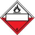 NMC - Fire (Graphic), Pressure Sensitive Vinyl Fire Sign - 10-3/4" Wide x 10-3/4" High - All Tool & Supply