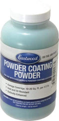 Made in USA - 8 oz Dark Green Paint Powder Coating - Polyurethane, 10 Sq Ft Coverage - All Tool & Supply