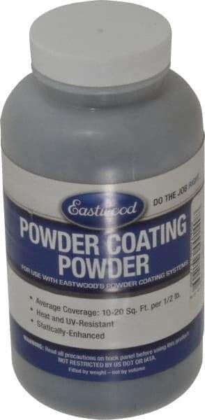 Made in USA - 8 oz Black Wrinkle Paint Powder Coating - Polyurethane, 10 Sq Ft Coverage - All Tool & Supply