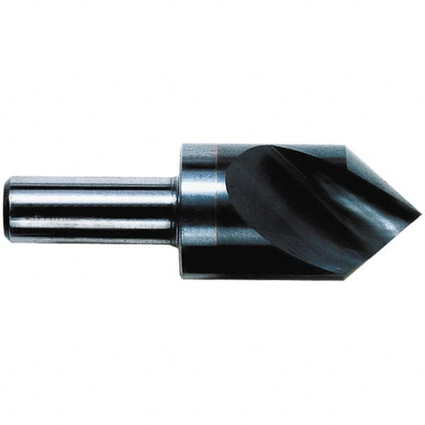 M.A. Ford - 3/8" Head Diam, 1/4" Shank Diam, 1 Flute 82° Solid Carbide Countersink - All Tool & Supply