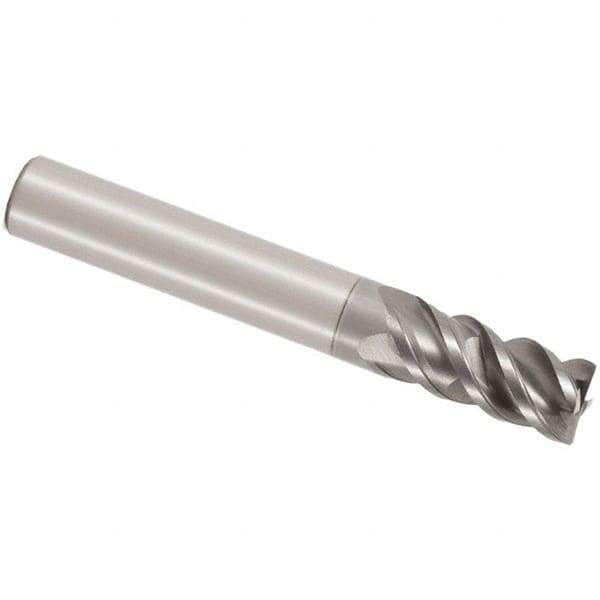 Seco - 20mm, 4 Flute, Single End, Solid Carbide, 0.5mm Corner Radius End Mill - 100mm OAL, 48° Helix, Right Hand Flute, 42mm LOC, Right Hand Cut - All Tool & Supply