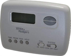 White-Rodgers - 45 to 99°F, 1 Heat, 1 Cool, Economy Digital Single Stage Battery Powered Thermostat - mV to 30 Volts, Electronic Switching Switch - All Tool & Supply