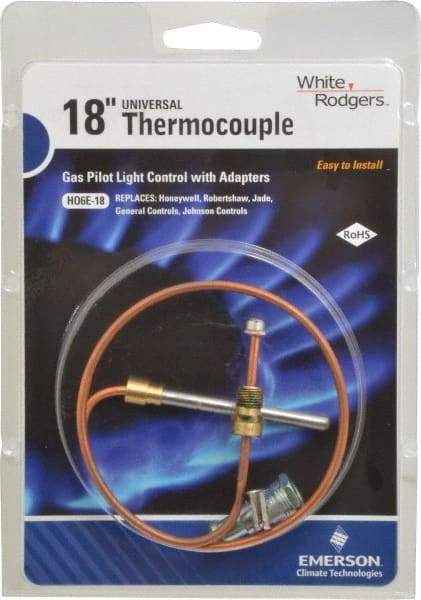 White-Rodgers - 18" Lead Length Universal Replacement HVAC Thermocouple - Universal Connection - All Tool & Supply