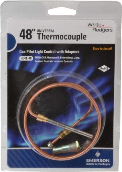 White-Rodgers - 48" Lead Length Universal Replacement HVAC Thermocouple - Universal Connection - All Tool & Supply