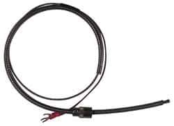 Thermo Electric - 32 to 900°F, J Universal Temp, Thermocouple Probe - 2 Ft. Cable Length, Stripped Ends with Spade Lugs, 1/4 Inch Probe Sheath Length, 1 Sec Response Time - All Tool & Supply