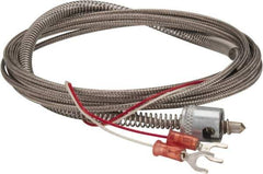 Thermo Electric - 32 to 900°F, J Universal Temp, Thermocouple Probe - 9-1/2 Ft. Cable Length, Stripped Ends with Spade Lugs, 1/4 Inch Probe Sheath Length, 1 Sec Response Time - All Tool & Supply