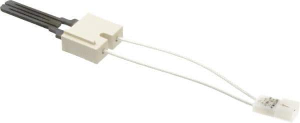 White-Rodgers - 120 VAC, 5 Amp, Two Terminal Receptacle with .093" Male Pins Connection, Silicon Carbide Hot Surface Ignitor - 9" Lead Length, For Use with Gas Burner - All Tool & Supply