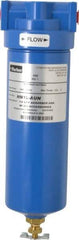 Parker - 1/4" Port, 11.28" High x 3.11" Wide, FRL Filter with Aluminum Bowl & Manual Drain - 30 SCFM, 500 Max psi, 175°F Max - All Tool & Supply