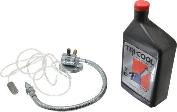 Trico - 1 Qt Tank Capacity, Aluminum Tankless Mist Coolant Unit - 6' Coolant Line Length, 15" Hose Length - All Tool & Supply