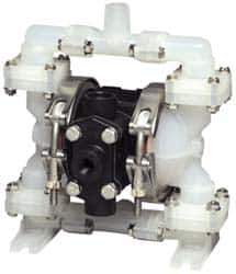 SandPIPER - 1/4" NPT, Nonmetallic, Air Operated Diaphragm Pump - Santoprene Diaphragm, Conductive Acetal Housing - All Tool & Supply