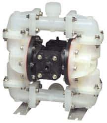 SandPIPER - 3/4" NPT, Nonmetallic, Air Operated Diaphragm Pump - Santoprene Diaphragm, Kynar Housing - All Tool & Supply