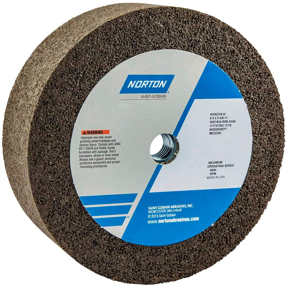 Norton - Tool & Cutter Grinding Wheels Wheel Type: Type 6 Wheel Diameter (Inch): 6 - All Tool & Supply