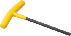 Bondhus - 1/4" Hex, T-Handle Cushion Grip, Hex Key - 6-13/32" OAL, Protanium High Torque Steel, Inch System of Measurement - All Tool & Supply