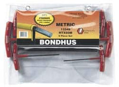 Bondhus - 6 Piece T-Handle Hex Key Set - All Tool & Supply