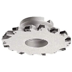 Iscar - Shell Mount B Connection, 1.3583" Depth of Cut, 125mm Cutter Diam, 1.2598" Hole Diam, 12 Tooth Indexable Slotting Cutter - FDN-LN12 Toolholder, LNET Insert - All Tool & Supply