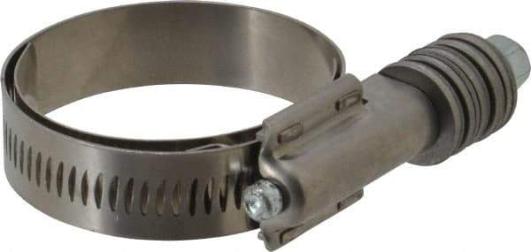 IDEAL TRIDON - Steel Auto-Adjustable Worm Drive Clamp - 5/8" Wide x 5/8" Thick, 1-1/4" Hose, 1-1/4 to 2-1/8" Diam - All Tool & Supply