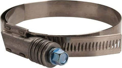 IDEAL TRIDON - Steel Auto-Adjustable Worm Drive Clamp - 5/8" Wide x 5/8" Thick, 3-3/4" Hose, 3-3/4 to 4-5/8" Diam - All Tool & Supply