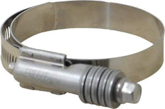 IDEAL TRIDON - Stainless Steel Auto-Adjustable Worm Drive Clamp - 5/8" Wide x 5/8" Thick, 2-1/4" Hose, 2-1/4 to 3-1/8" Diam - All Tool & Supply