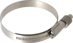 IDEAL TRIDON - Stainless Steel Auto-Adjustable Worm Drive Clamp - 5/8" Wide x 5/8" Thick, 3-1/4" Hose, 3-1/4 to 4-1/8" Diam - All Tool & Supply