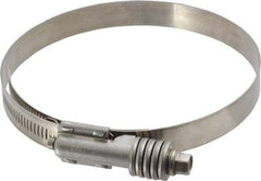 IDEAL TRIDON - Stainless Steel Auto-Adjustable Worm Drive Clamp - 5/8" Wide x 5/8" Thick, 4-1/4" Hose, 4-1/4 to 5-1/8" Diam - All Tool & Supply