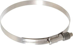 IDEAL TRIDON - Stainless Steel Auto-Adjustable Worm Drive Clamp - 5/8" Wide x 5/8" Thick, 6-1/4" Hose, 6-1/4 to 7-1/8" Diam - All Tool & Supply