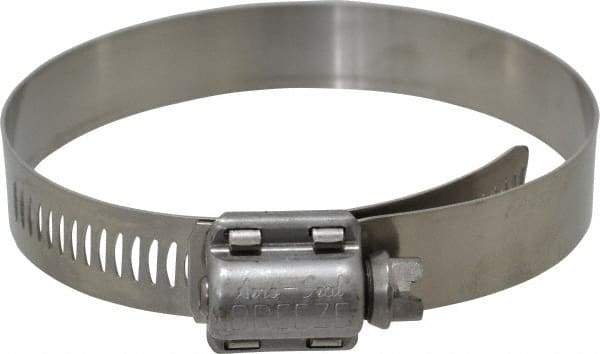 IDEAL TRIDON - SAE Size 48, 2-9/16 to 3-1/2" Diam, Stainless Steel MS Series MIL-Spec Worm Drive Clamp - 1/2" Wide, Material Grade 300 SERIES, Series MS Mil Spec - All Tool & Supply